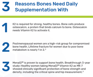 Osteo Mate - K2 vítamín - fyrir beinin og hjarta- & æðakerfið