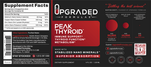 Upgraded Peak Thyroid - Skjaldkirtilsstuðningur (bætir heilsu skjaldkirtils, kveikir á efnaskiptum og styrkir ónæmiskerfið)